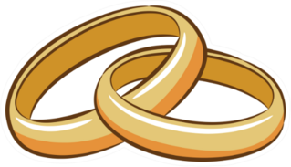 Wedding Bands Sticker