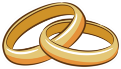 Wedding Bands Sticker