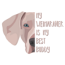 Weimaraner Buddy Sticker