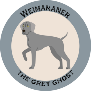 Weimaraner Emblem Sticker