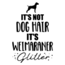 Weimaraner Glitter Sticker