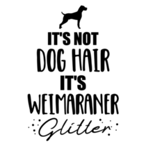 Weimaraner Glitter Sticker