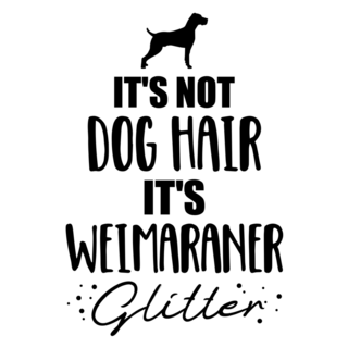 Weimaraner Glitter Sticker