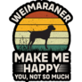 Weimaraner Happy Sticker