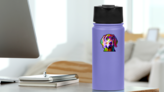 Weimaraner Pop Art Sticker on a Water Bottle (New) example
