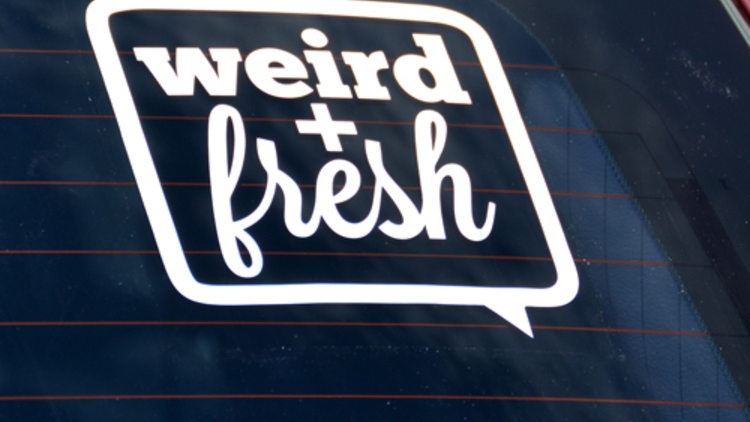 Weird and Fresh Transfer Sticker