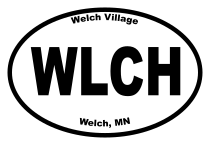 Welch Village Oval Sticker