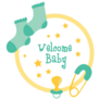 Welcome Baby Circle Sticker