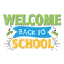 Welcome Back To School Hand Drawn Sticker