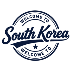 Welcome Badge Korea Sticker