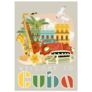 Welcome Cuba Poster Sticker