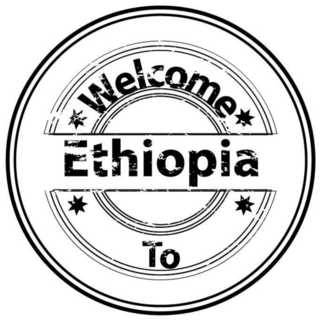 Welcome Ethiopia Sticker