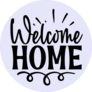 Welcome Home Font Sticker