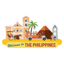 Welcome Philippiness Landmarks Sticker