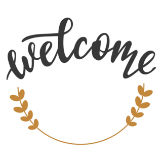 Welcome Phrase Sticker