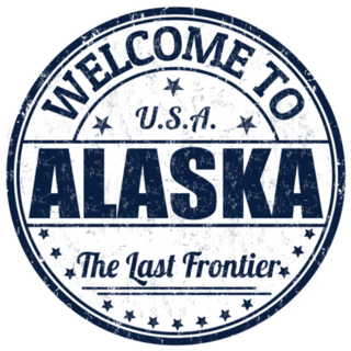 Welcome To Alaska The Last Frontier Sticker
