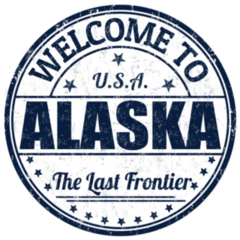 Welcome To Alaska The Last Frontier Sticker