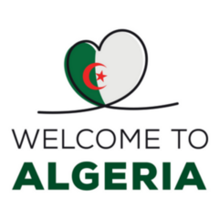 Welcome To Algeria Illustration Sticker