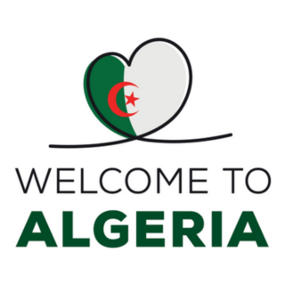 Welcome To Algeria Illustration Sticker