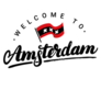 Welcome To Amsterdam Netherlands Theme Sticker