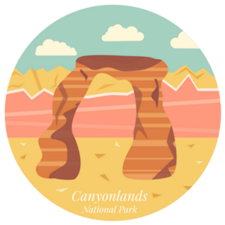 Welcome To Arches National Park, Utah Sticker