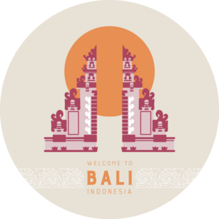 Welcome To Bali Indonesia Sticker