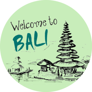 Welcome To Bali Temple - Indonesia Sticker