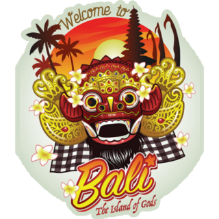 Welcome To Bali The Island Of Gods Sticker
