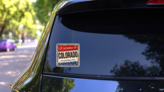 Welcome To Colorado Vintage Sticker on a Rear Car Window (New) example
