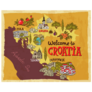 Welcome To Croatia Map Sticker