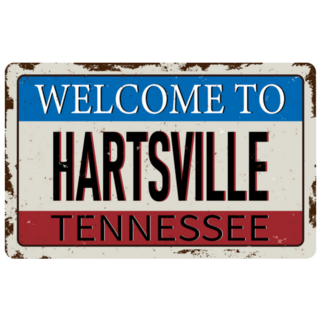 Welcome To Hartsville Tennessee Vintage Sticker