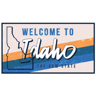 Welcome To Idaho Cool Sticker