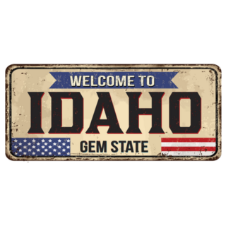 Welcome To Idaho Gem State Sticker