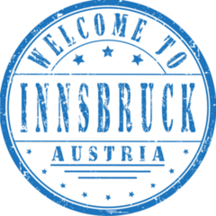 Welcome To Innsbruck Austria Stamp Sticker