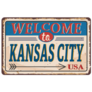 Welcome To Kansas City Vintage Sign Sticker