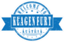 Welcome To Klagenfurt, Austria Ribbon Stamp Sticker