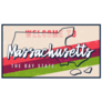 Welcome To Massachusetts Vintage Typography Sticker