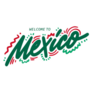 Welcome To Mexico Beautiful Typography Sticker