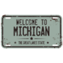 Welcome To Michigan License Plate Sticker