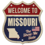 Welcome To Missouri The Show Me State Vintage Sticker