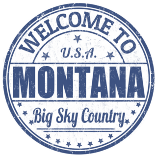 Welcome To Montana Big Sky Country Sticker