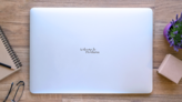 Welcome To Montana Calligraphy Lettering Sticker on a Laptop (New) example