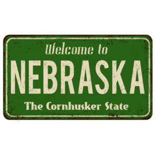 Welcome To Nebraska Sign Sticker