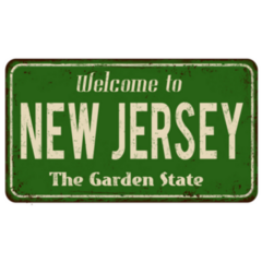 Welcome To New Jersey Garden State Sticker