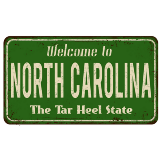 Welcome To North Carolina The Tar Heel State Sticker