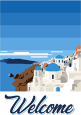 Welcome To Paradise Island Sticker