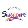 Welcome To Singapore Vibrant Sticker