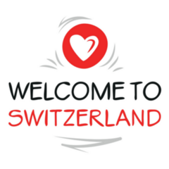 Welcome To Switzerland Illustration Sticker
