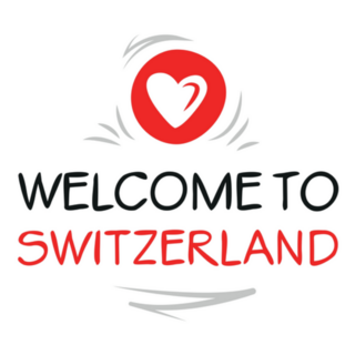 Welcome To Switzerland Illustration Sticker