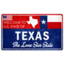 Welcome To Texas - Grunge Sign Sticker